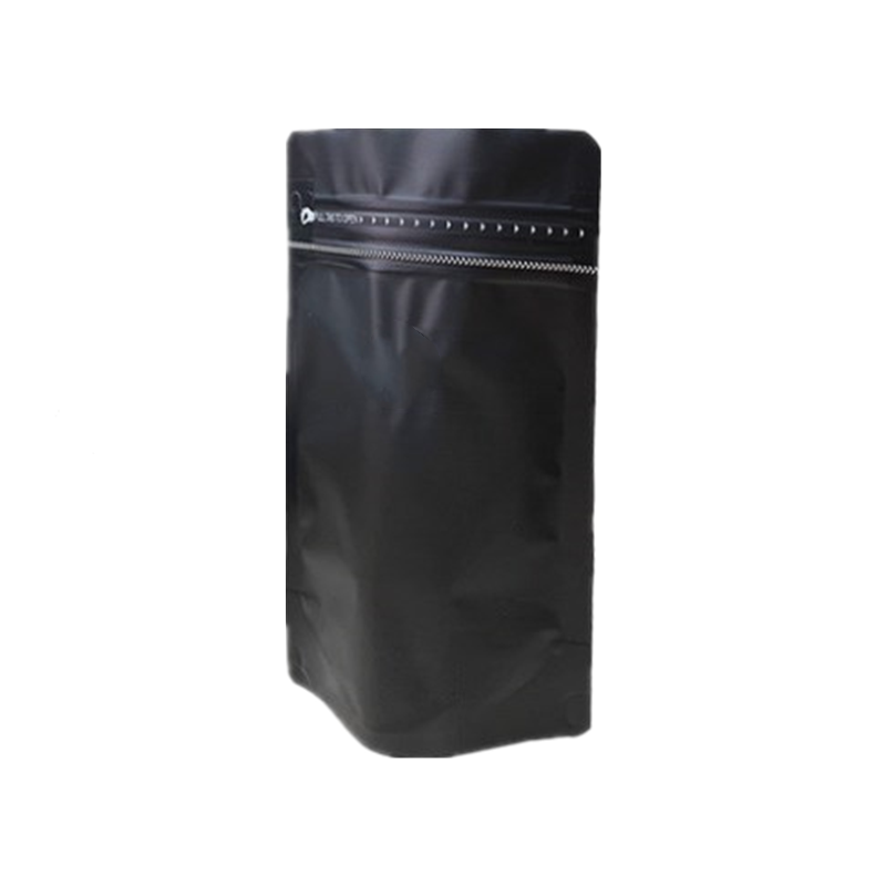 Stand Up Coffee Beans Bag with Aluminum Foil & Valve Ziplock 125g