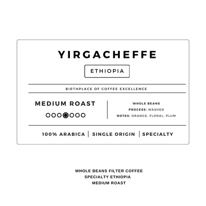 United Beans Coffee | Ethiopian Medium Roast for Filter Coffee | 3 lbs
