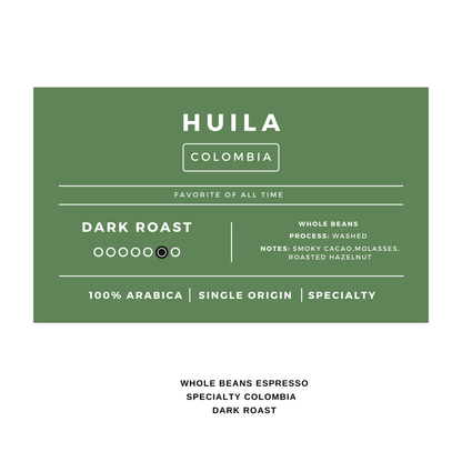 United Beans Coffee | Colombian Dark Roast for Espresso | 3 lbs