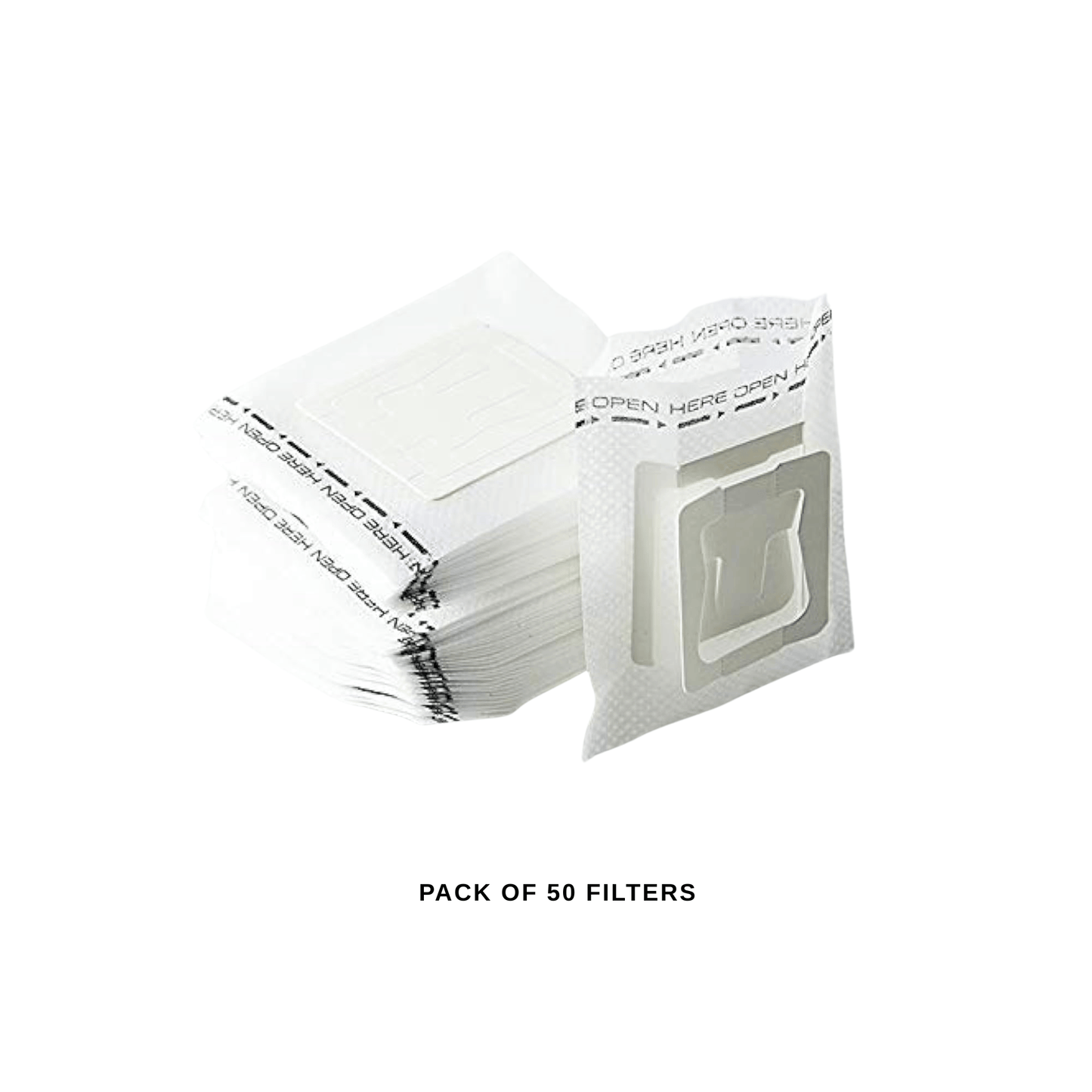 Biodegradable Pour Over Coffee Filter Bags | 50 Pack Disposable Drip Filters