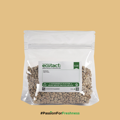 Ecotact 0.5A (wide) — Hermetic Sampler Bag for Green Coffee