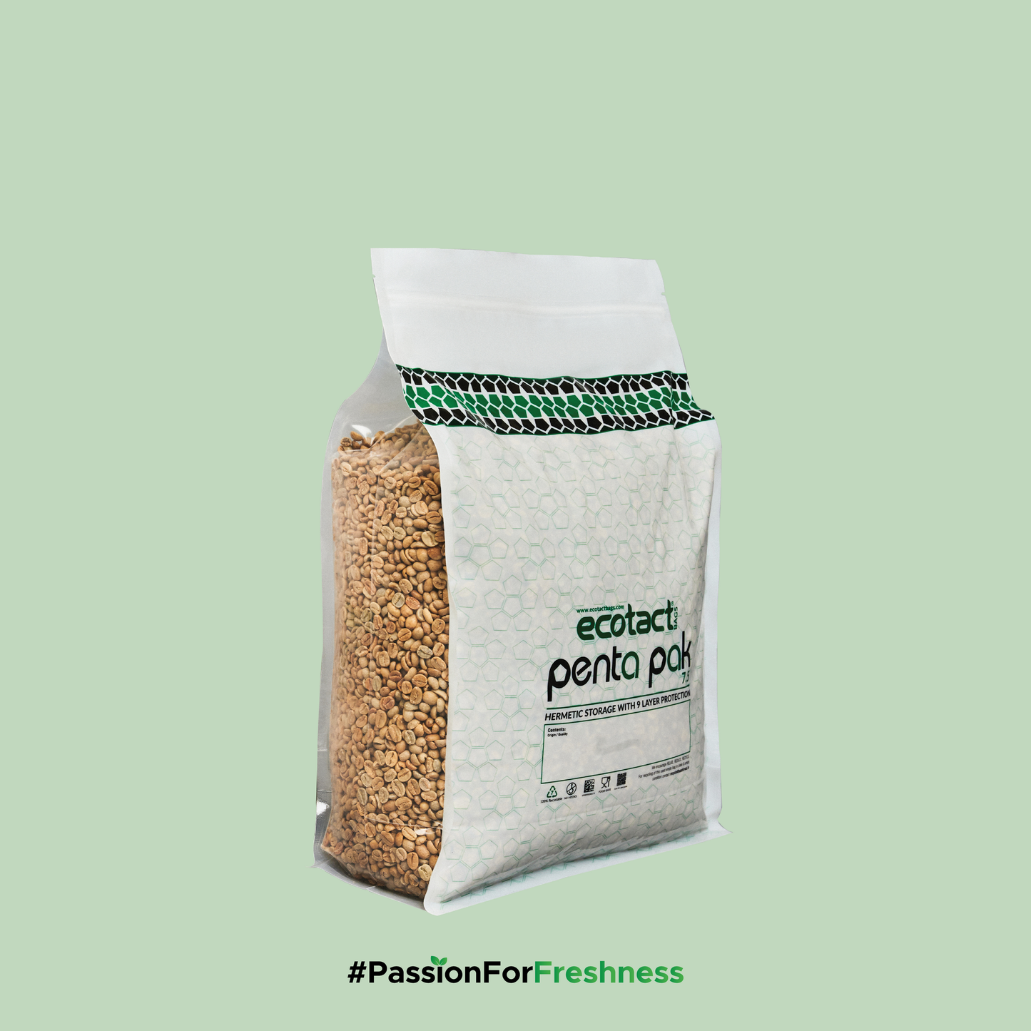 Penta Pak 7.5 for Green Coffee/Cacao and Other Grains