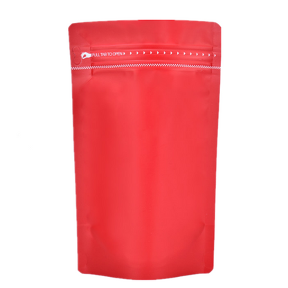 Stand Up Coffee Beans Bag with Aluminum Foil & Valve Ziplock 125g