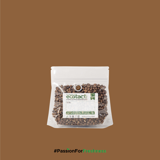 Ecotact 0.5A with Valve (Wide Format) — Hermetic Sampler Bag for Roasted Coffee Beans